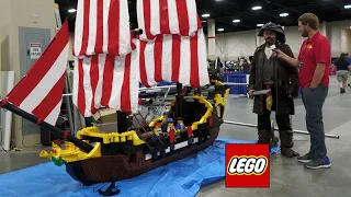Massive LEGO Black Sea Barracuda Pirate Ship