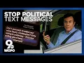How to stop political text messages and calls