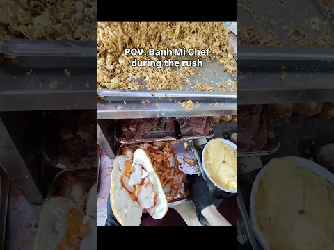 Inside the world's busiest Banh Mi shop #streetfood #banhmi