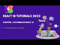 React forms tutorial react forms tutorial react form handling part 13