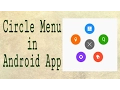 How create Circle Menu in Android App