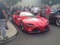 Cars and Coffee Irvine 14 June 2014 - Toyota FT1 Toyota 2000GT Ferrari Enzo Mclaren P1