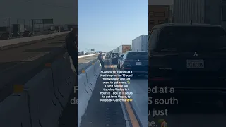15 South freeway motorcycle crash today-Cajon Pass - August 7th 2026 11 hours to travel 265 miles