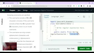 Valid Username Regular Expression HackerRank