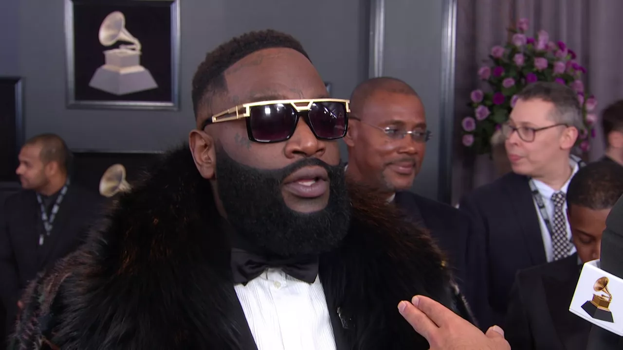 Rick Ross interview on the Red Carpet | Red Carpet | 60th GRAMMYs