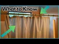 Shower Curtain and Curtain Rings Review