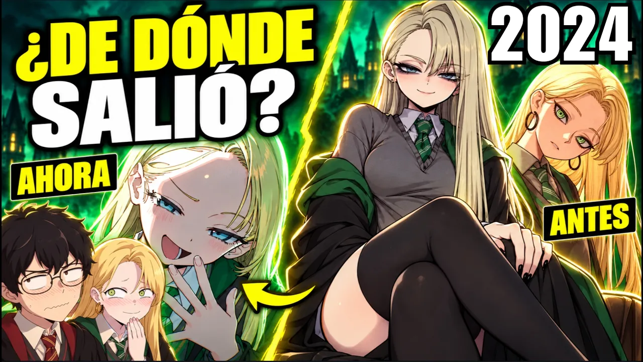 El ORIGEN de la MALFOY FEMENINA que invadió internet | Harry Potter y el misterio de la Malfoid