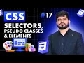 Learn css selectors pseudo classes and elements