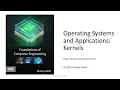 Operating Systems and Applications