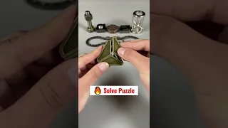 Do you know this hanayama triangle metal puzzle