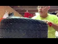 Change a small golf cart tire Harbor freight mini tire changer
