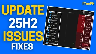 Windows 11 KB5067036 Build 26200 7019 Major Task Manager Bug Memory Leak Fixes 