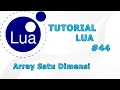 TUTORIAL LUA - Array Satu Dimensi