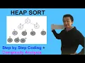 Heap Sort Step by Step Coding Time and Space Complexity - CS Lecture Ep 6 2