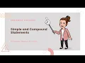 Simple and Compound Statements