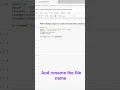 2 98 Write a python program to create a file write some text and rename the file name