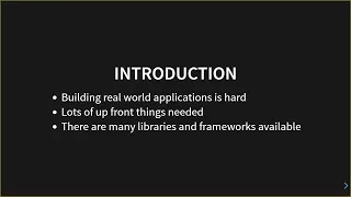 Intro To Java - Frameworks