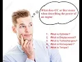 What does CC or liter mean when describing the power of an engine