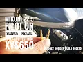 BBBs02e16 Installing Mikuni 22 5 Pilot or Slow Jets Test Ride XVS650 Dragstar 650 V-Star 650