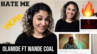 olamide hate me ft wande coal music video reaction