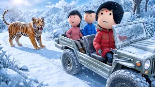 JOKE OF - JUNGLE SAFARI ( जंगल सफारी ) - Comedy time toons
