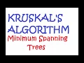 Kruskals Algorithm Explained