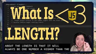 What is LENGTH String Property JavaScript in LESS-THAN 3 Minutes Beginner JavaScript Series