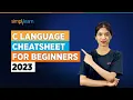 C Language Cheatsheet For Beginners 2026 C Programming in 2 Minutes C Language Simplilearn