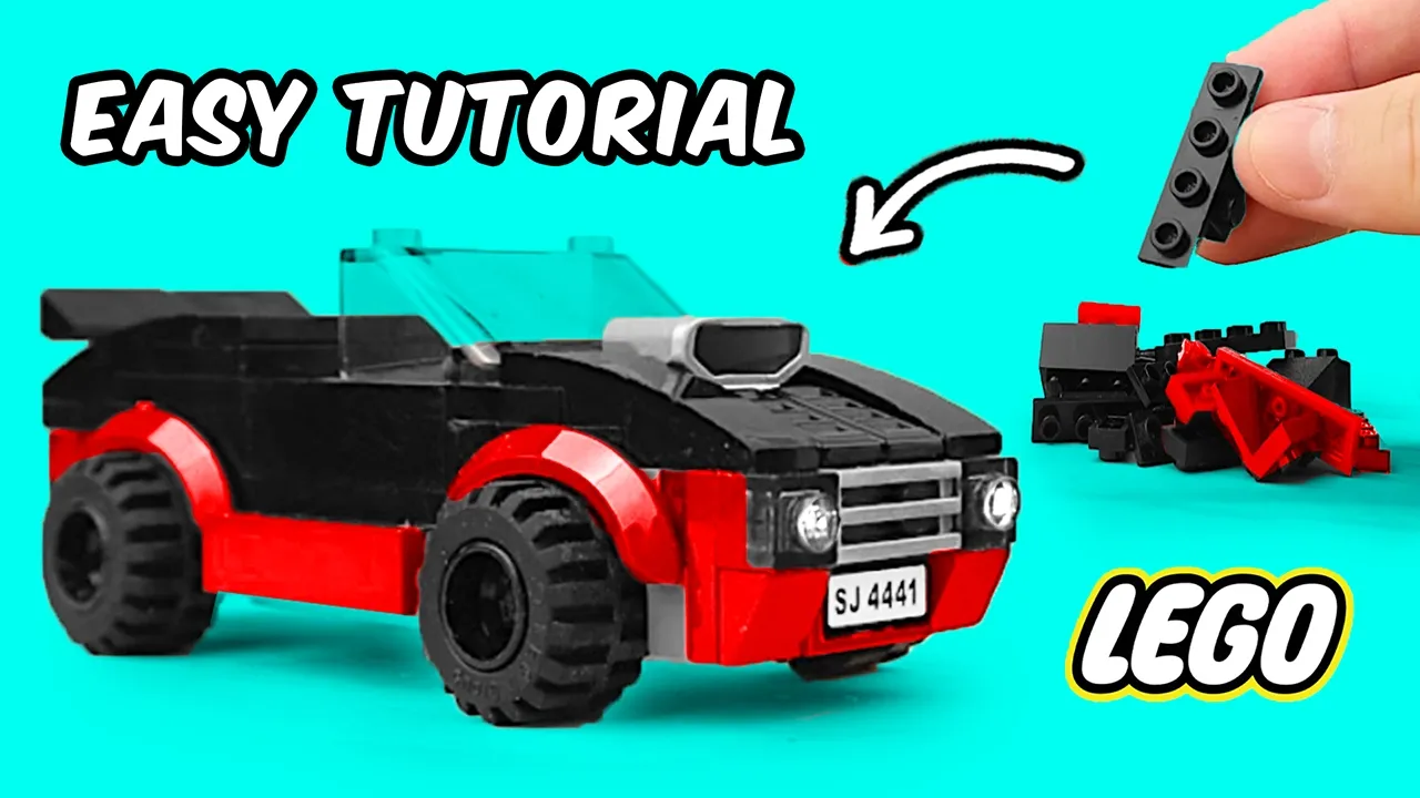 LEGO Land Rover Style 4x4 car instructions. 