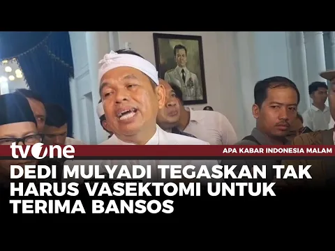 Dedi Mulyadi Meluruskan Perihal Vasektomi jadi Syarat Dapat Bansos
