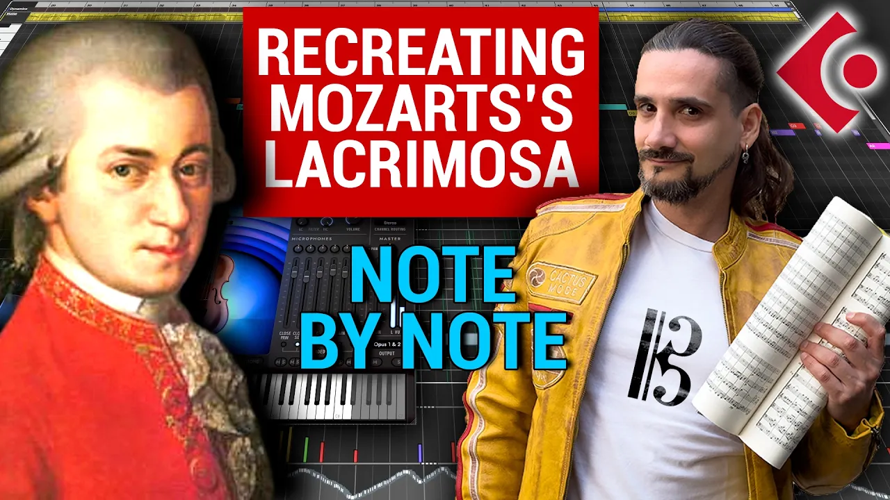 How to Orchestrate Classical music in a DAW- Recreating Mozart's Lacrimosa #mozart #cubase