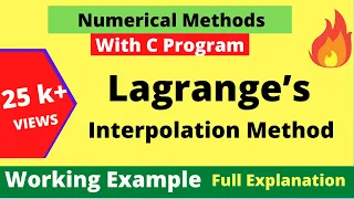 Lagrange s Interpolation Method Working Example C Program-Numerical Methods - Dilip Kumar Gangwar
