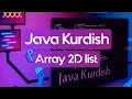 43 Java kurdish array 2D