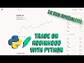Trade on Robinhood with Python API - Tutorial For Beginners