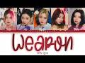 Download Lagu ITZY (있지) – Weapon (With Newnion \u0026 FLOOR) (Prod. by Czaer) Lyrics (Color Coded Han/Rom/Eng)