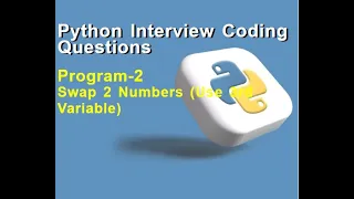 Python program for swapping two numbers using third variable