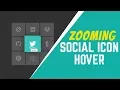 Social Icon Hover Effects - Awesome CSS Hover Effects