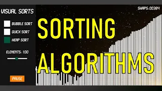 A UI for Sorting Algorithms - Python