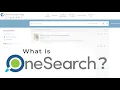 Introduction to OneSearch - Clovis Community College CA Library