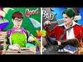 Download Lagu Nerd \u0026 Bully Find Out They Are Brothers! Bad vs Good Boy