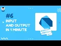 DART Input and output in 1 minute