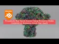 LIVENODING Procedural Star Sands Scatter Using Geometry Nodes