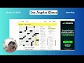 LA Times Crossword March 15 2025
