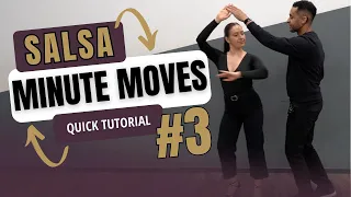 Salsa Minute Moves - Salsa Ladies Right Turn - Demetrio & Nicole - Salsa by BDA