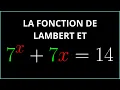 What is this function Lambert s W
