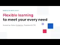 Webinar Flexible learning