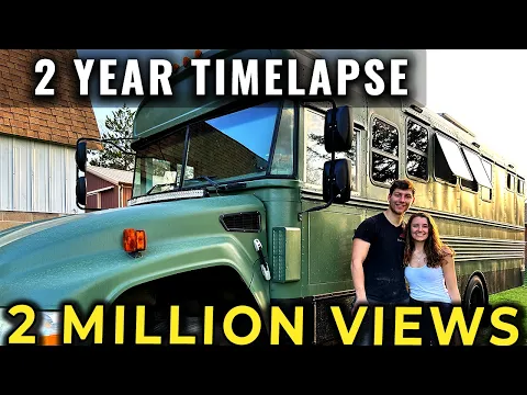 Download MP3 Off-grid Skoolie Build Time-lapse - 2 Years In 10 minutes!