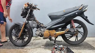 Yung dating nabaha at patapon nang motor, eto na itsura ngayon