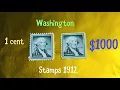 George Washington stamps 1031 1054 1 cent josershina in world