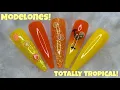 Totally Tropical Summer Nails Modelones Nail Sugar